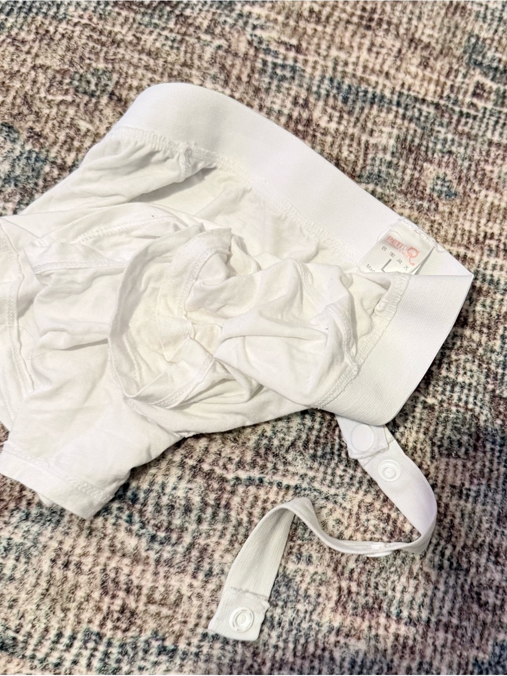 PETITQ White Snap-Adjust Support Brief with Elastic Waist